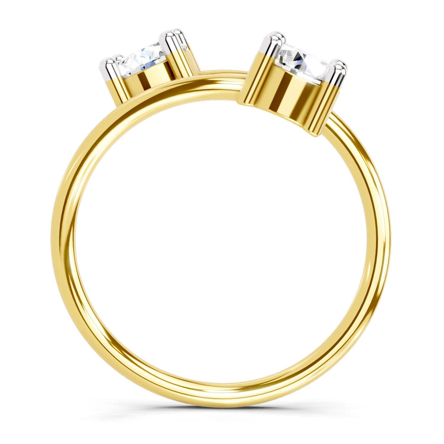 0.8 Carat Twirl of Light Promise Engagement Ring