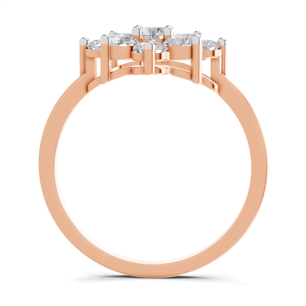 0.87 Carat Diamond Blossom Promise Engagement Ring