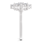 0.87 Carat Diamond Blossom Promise Engagement Ring
