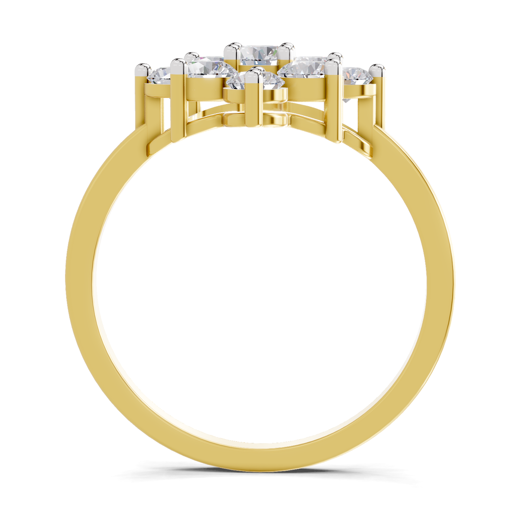 0.87 Carat Diamond Blossom Promise Engagement Ring