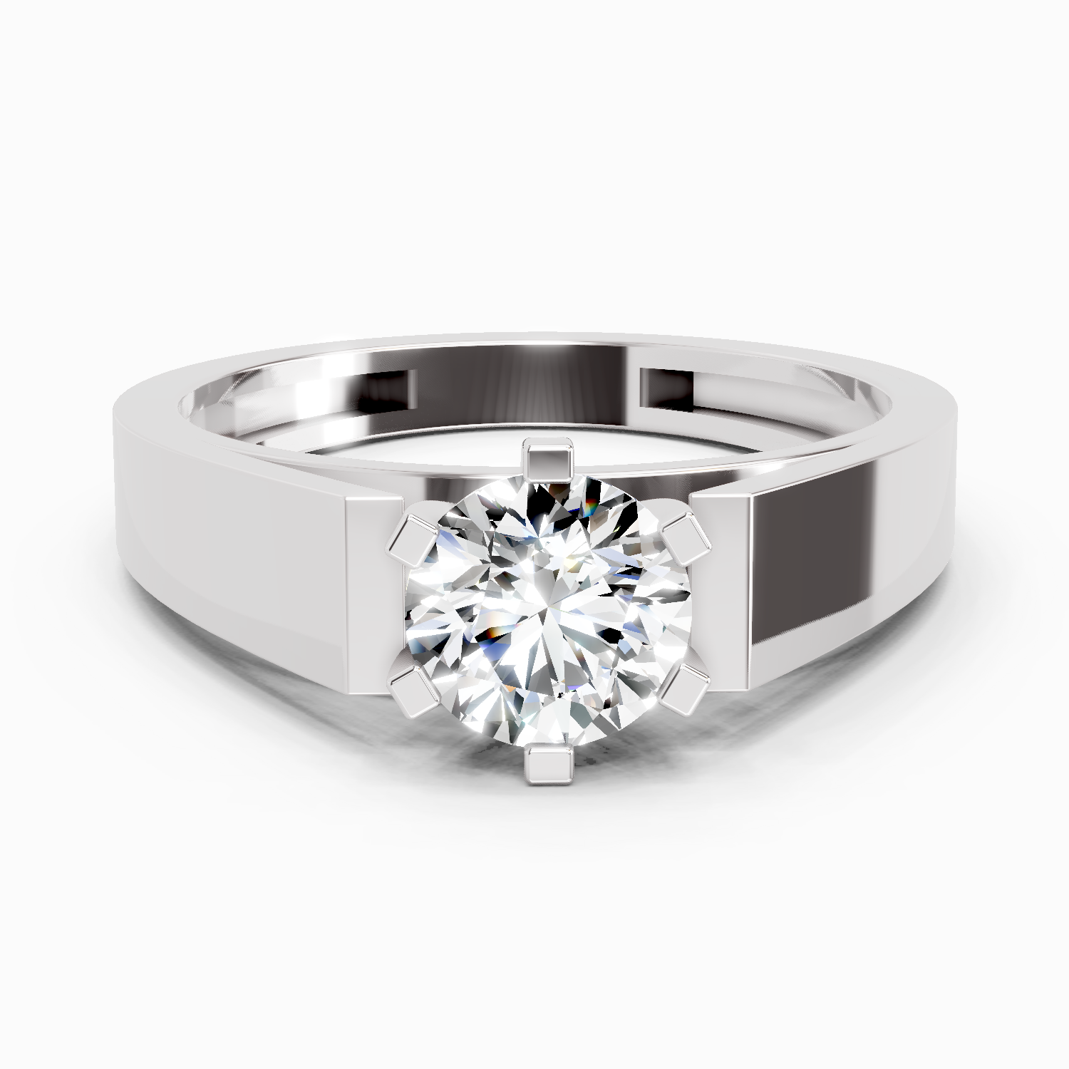 1.25 Carat Round Ring