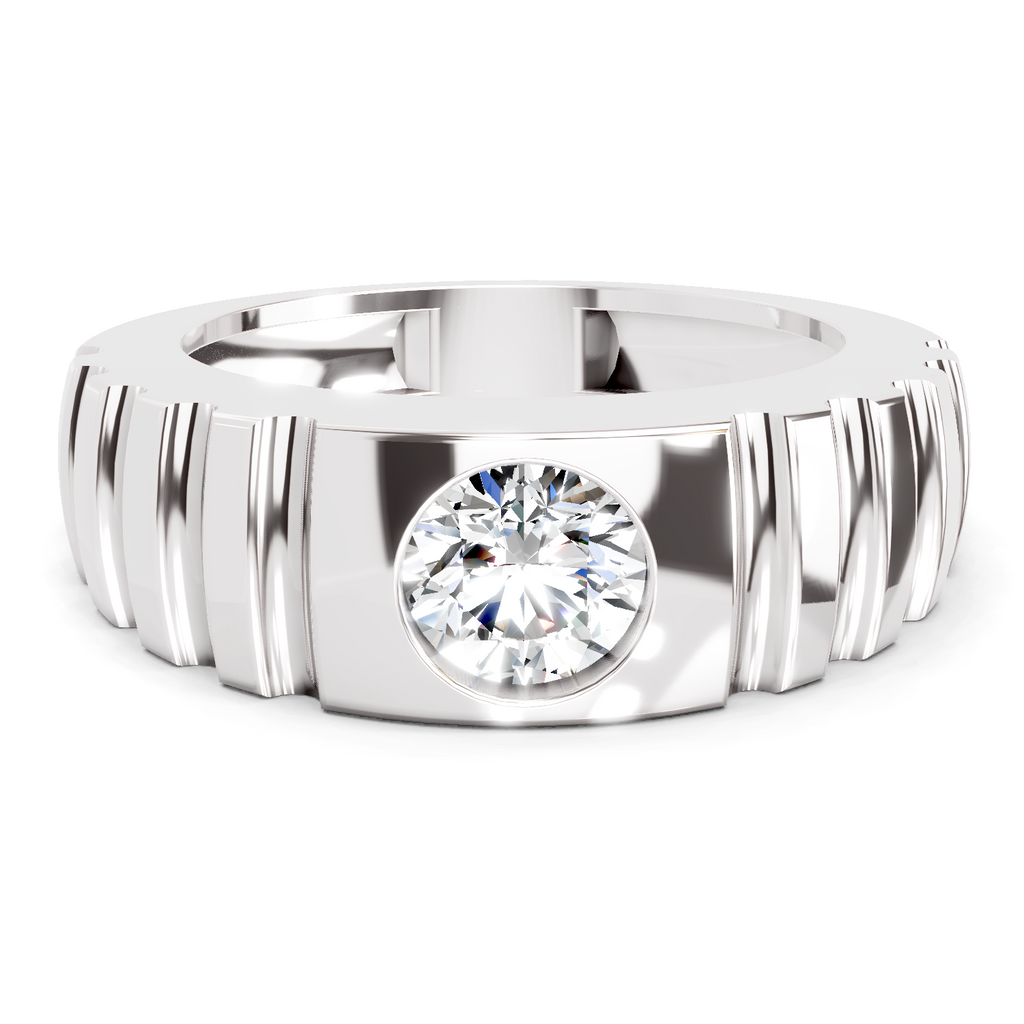 1 Carat Round Solitaire Diamond Ring