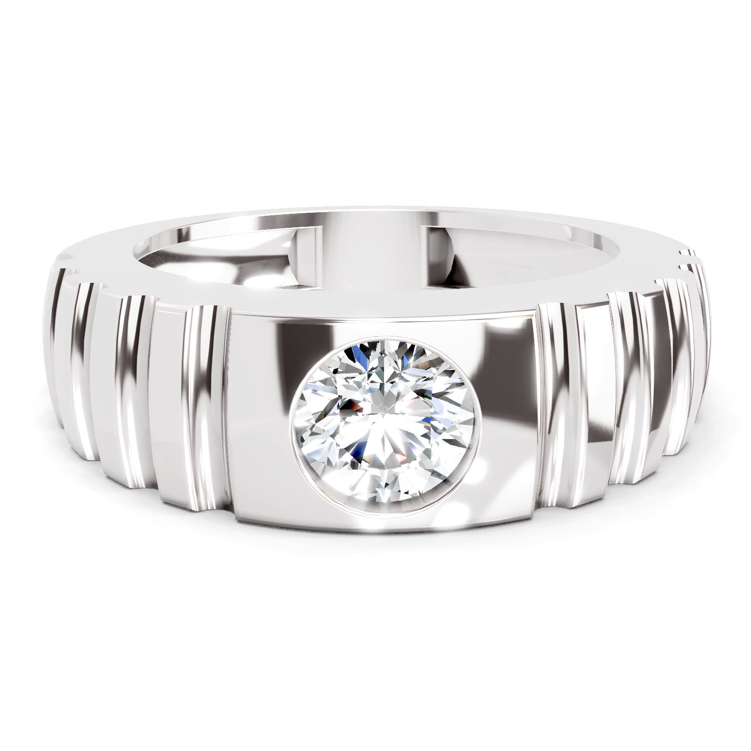 1 Carat Round Solitaire Diamond Ring