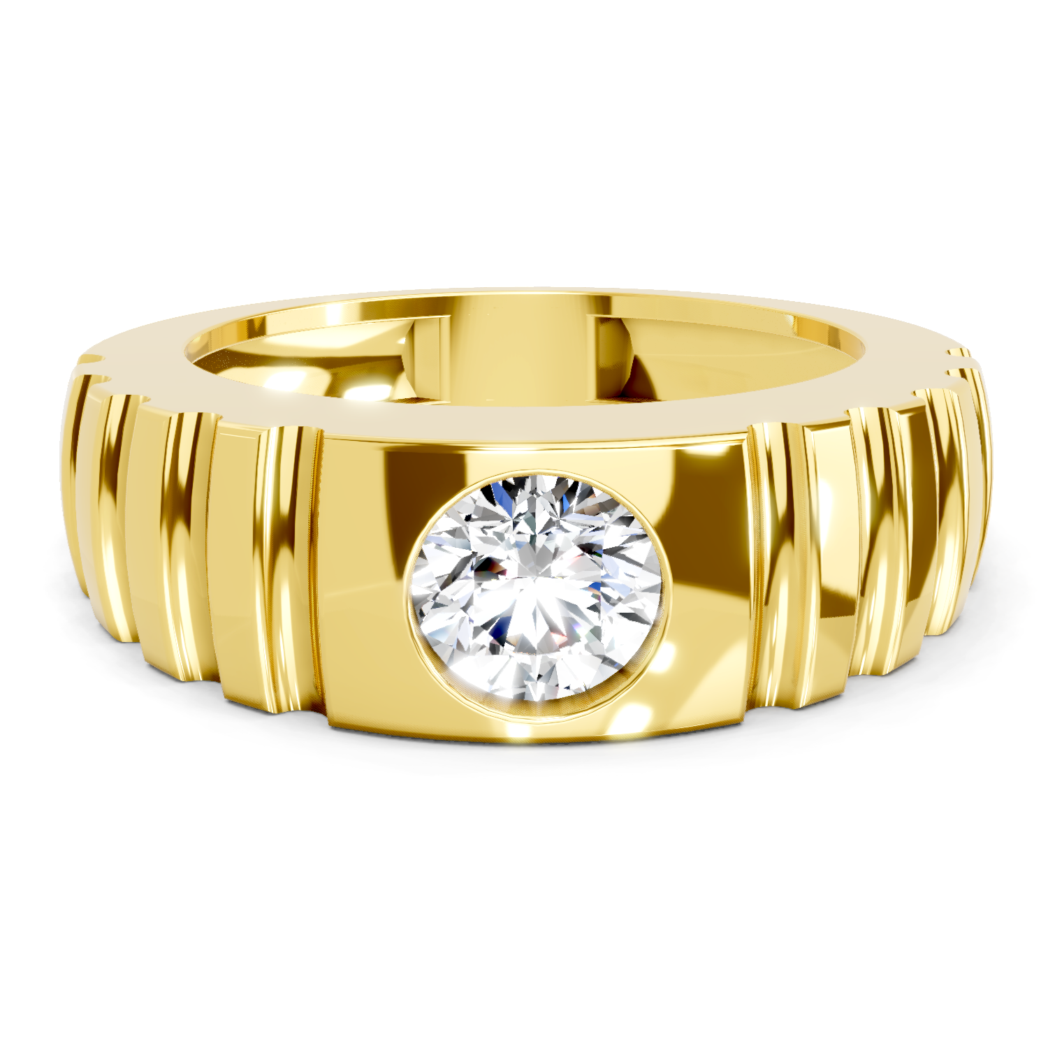 1 Carat Round Solitaire Diamond Ring