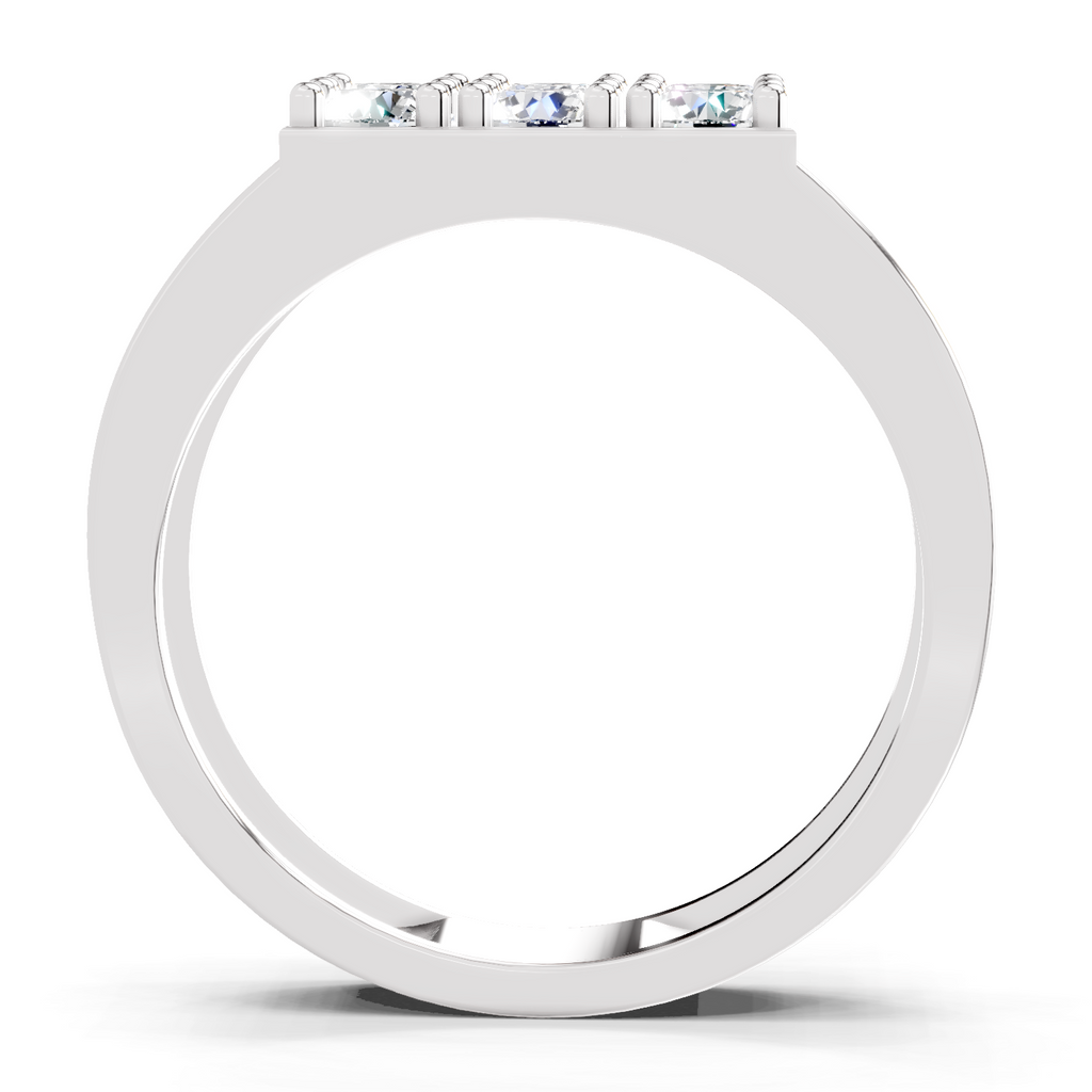 1.48 Ct Round Cluster Diamond Ring