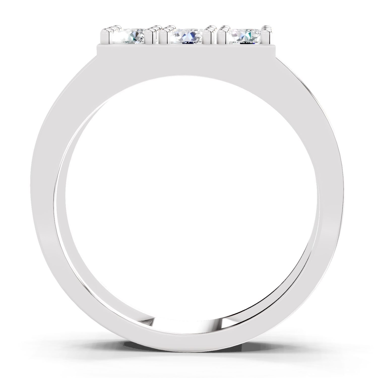 1.48 Ct Round Cluster Diamond Ring