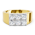 1.48 Ct Round Cluster Diamond Ring