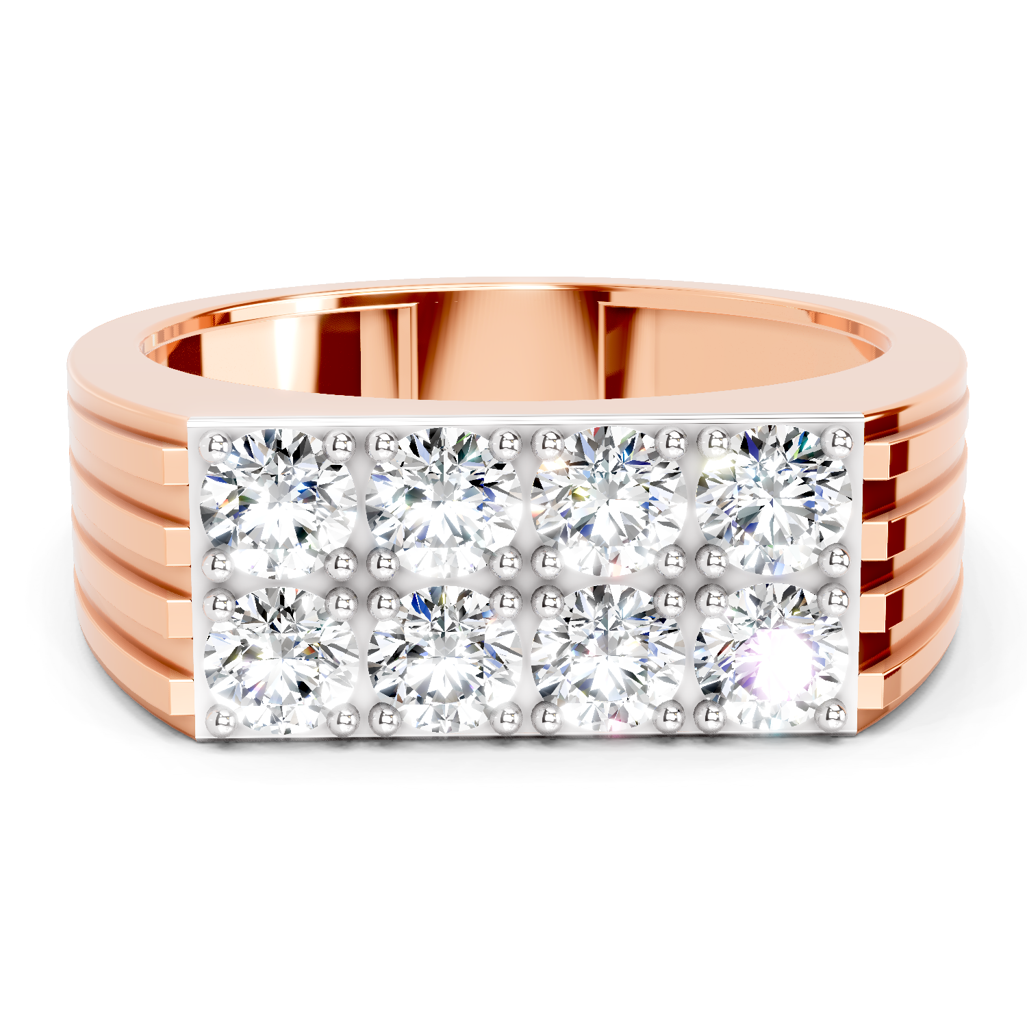 1.48 Ct Round Cluster Diamond Ring