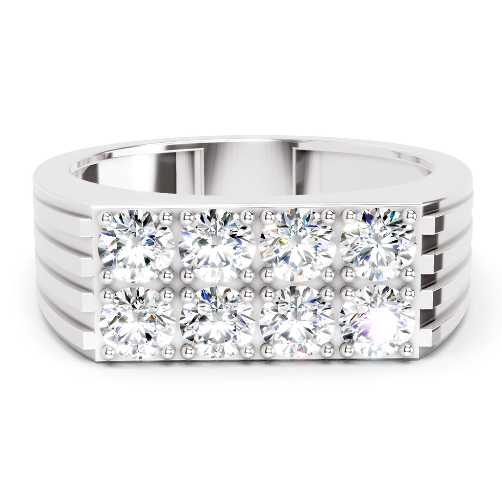 1.52 Ct Round Cluster Diamond Ring