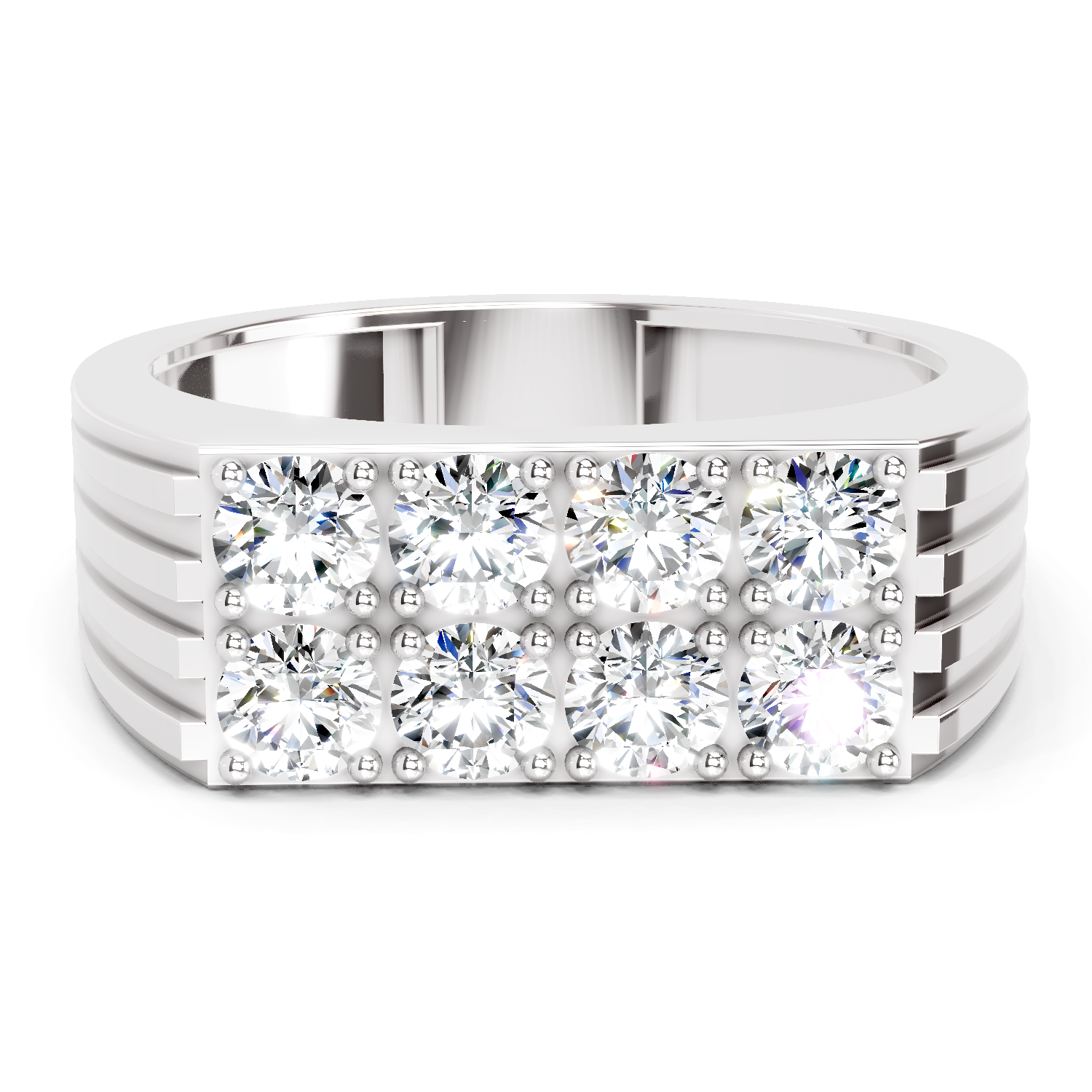 1.52 Ct Round Cluster Diamond Ring