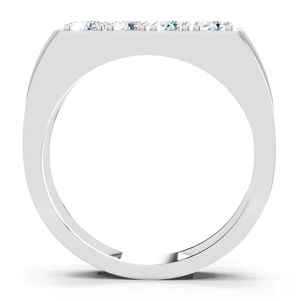 1.52 Ct Round Cluster Diamond Ring