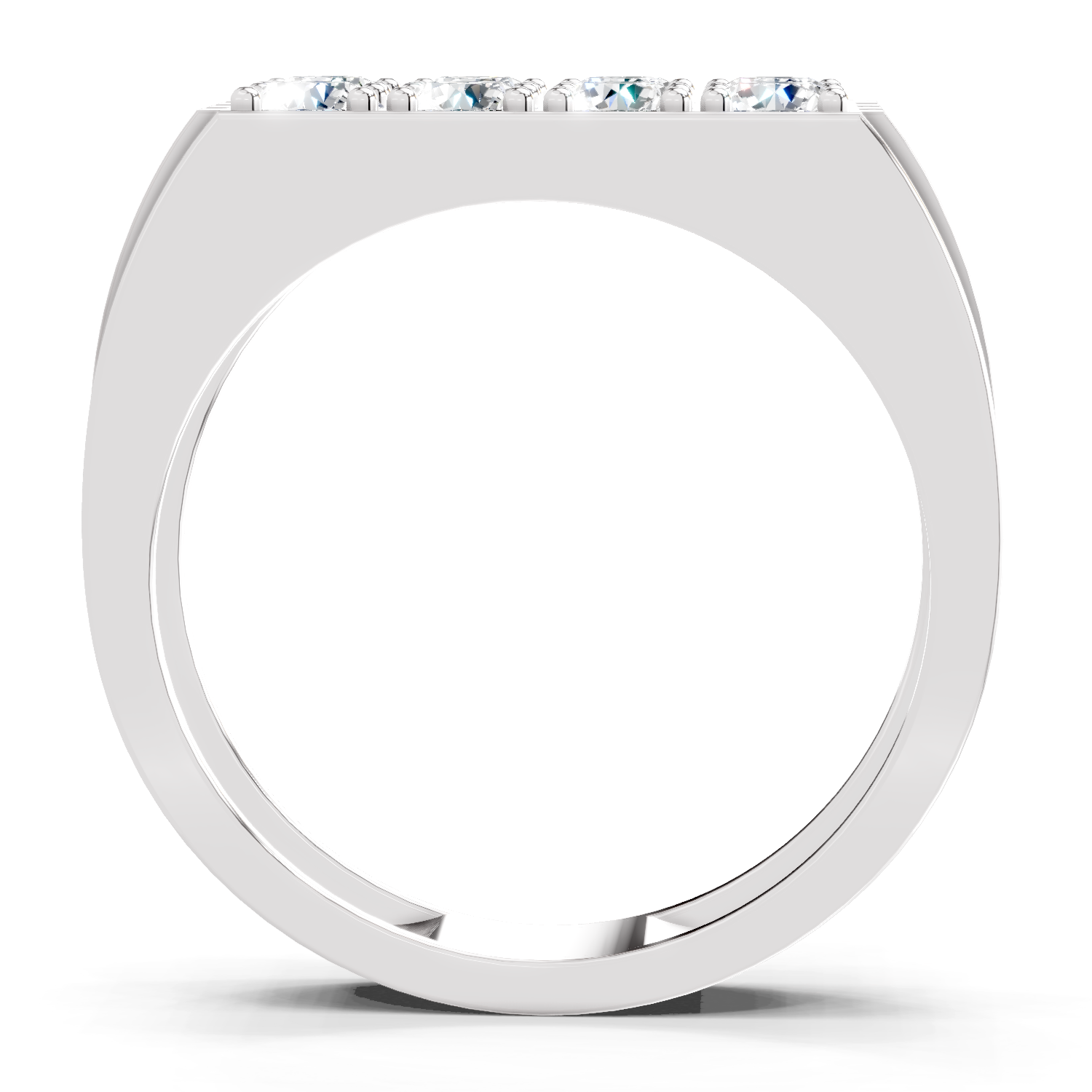1.52 Ct Round Cluster Diamond Ring