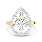 1.01 CT Round Cluster Diamond Ring