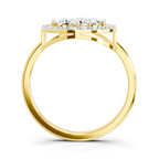 1.01 CT Round Cluster Diamond Ring