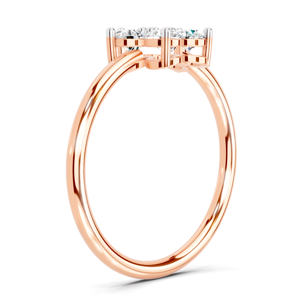 0.57 Carat Luminous Lily Promise Engagement Ring