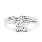 0.57 Carat Luminous Lily Promise Engagement Ring
