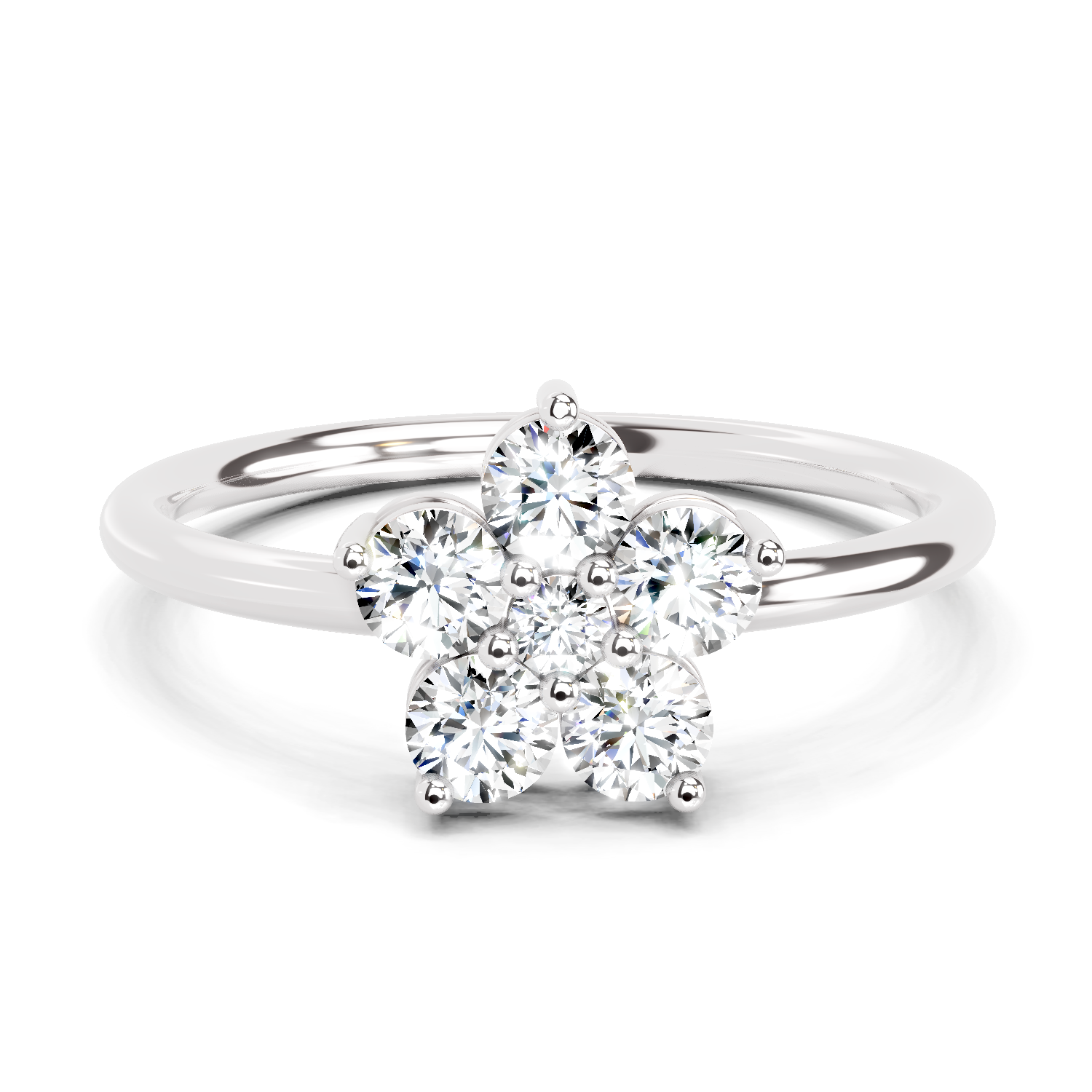 0.57 Carat Luminous Lily Promise Engagement Ring