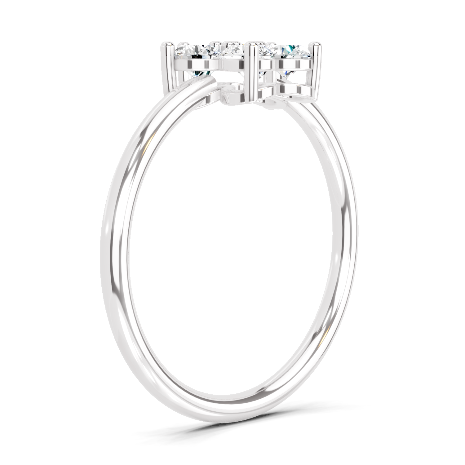 0.57 Carat Luminous Lily Promise Engagement Ring