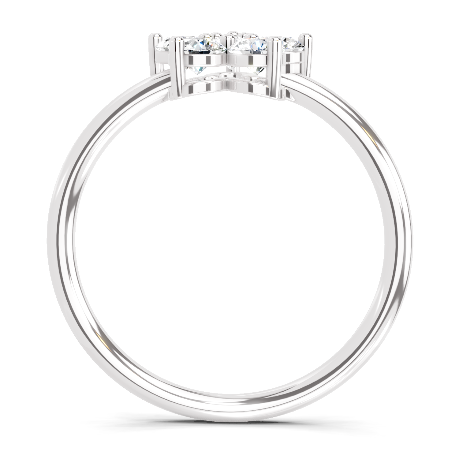 0.57 Carat Luminous Lily Promise Engagement Ring