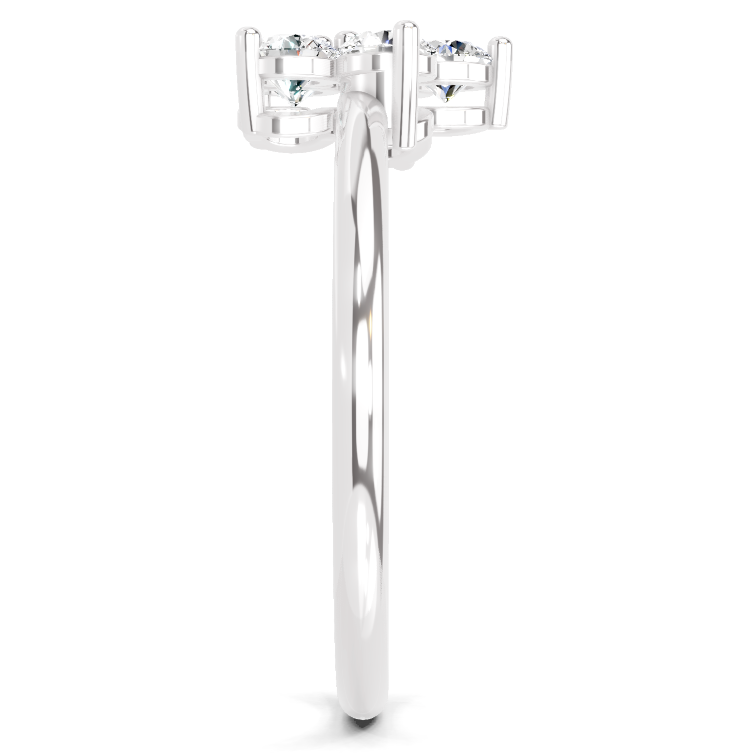 0.57 Carat Luminous Lily Promise Engagement Ring