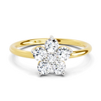 0.57 Carat Luminous Lily Promise Engagement Ring