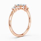 0.71 Carat Cluster Ring