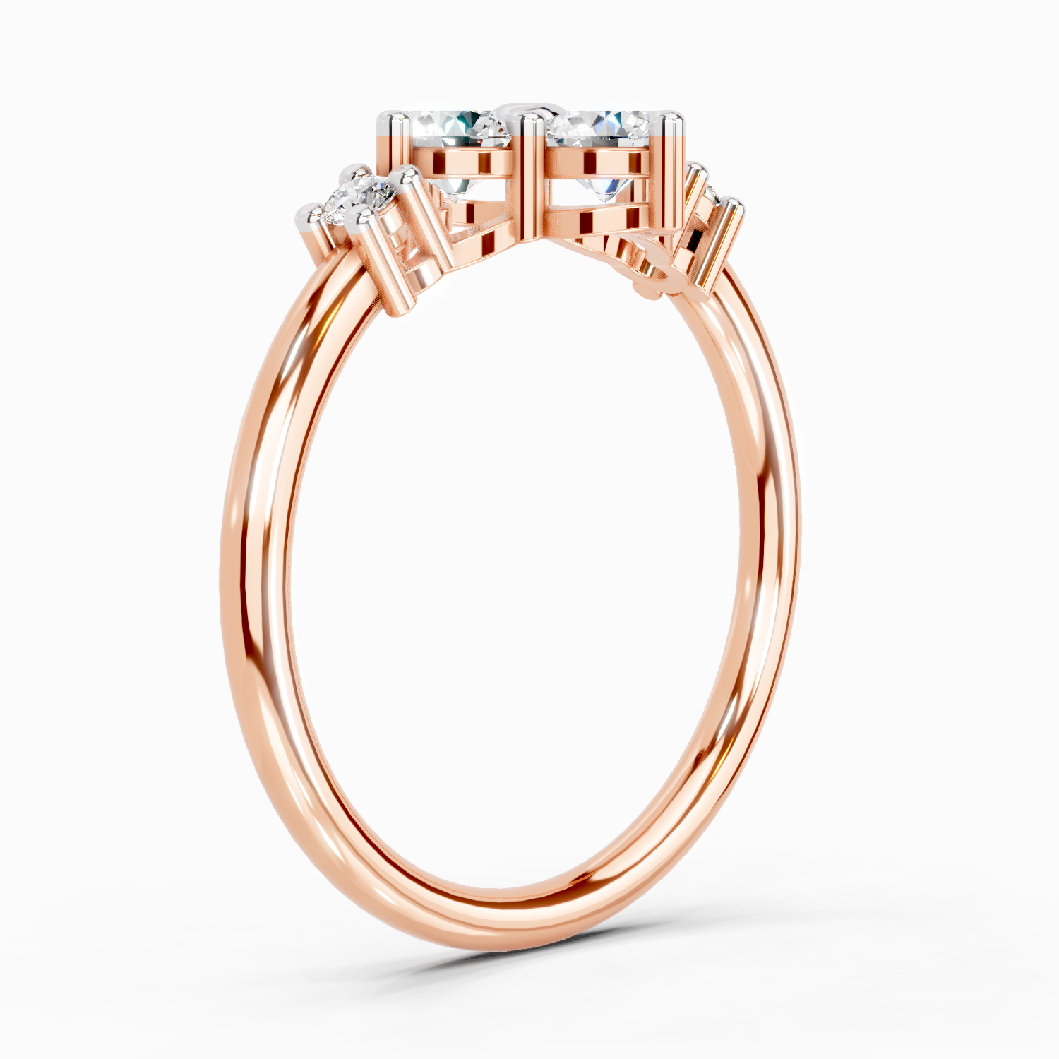 0.71 Carat Cluster Ring