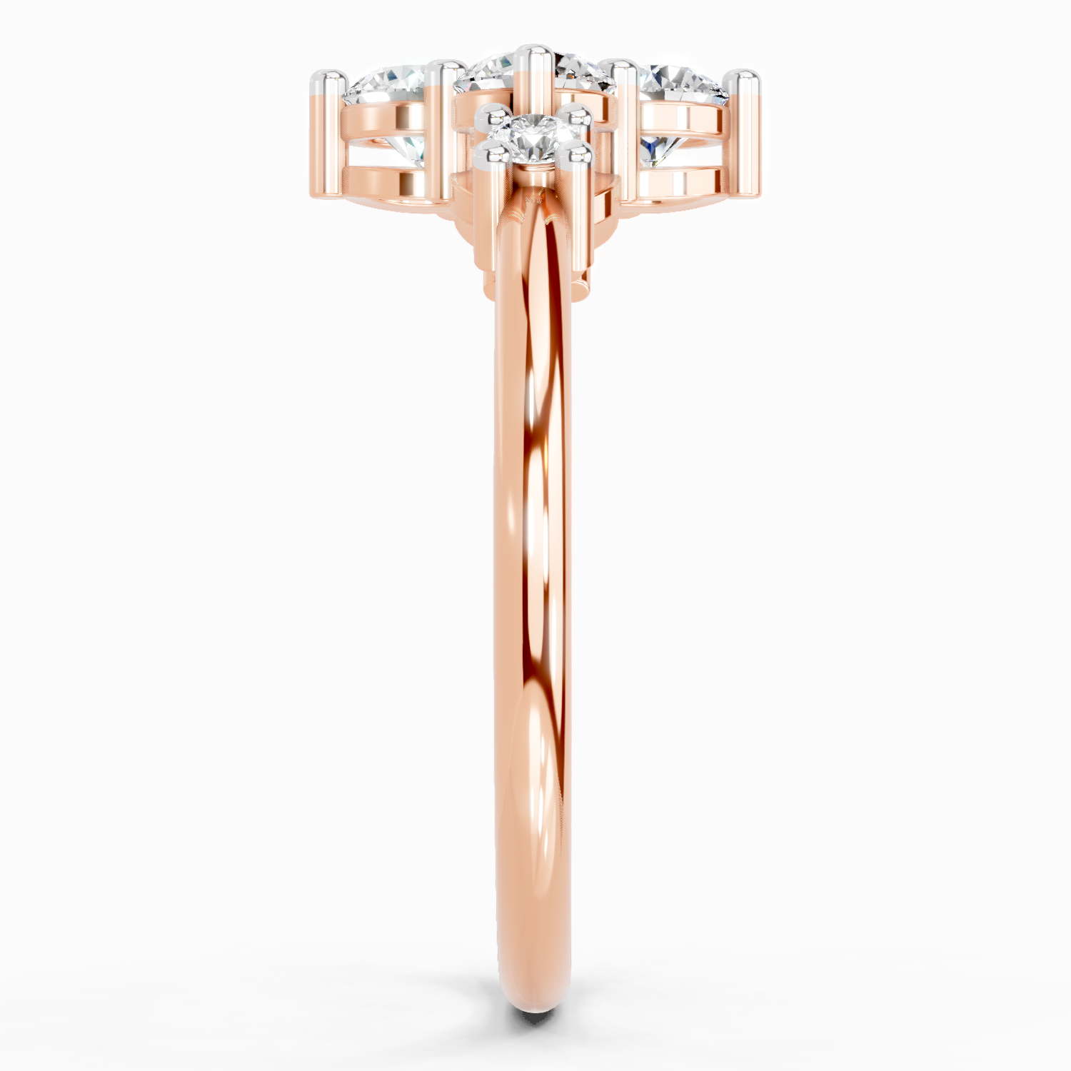 0.71 Carat Cluster Ring