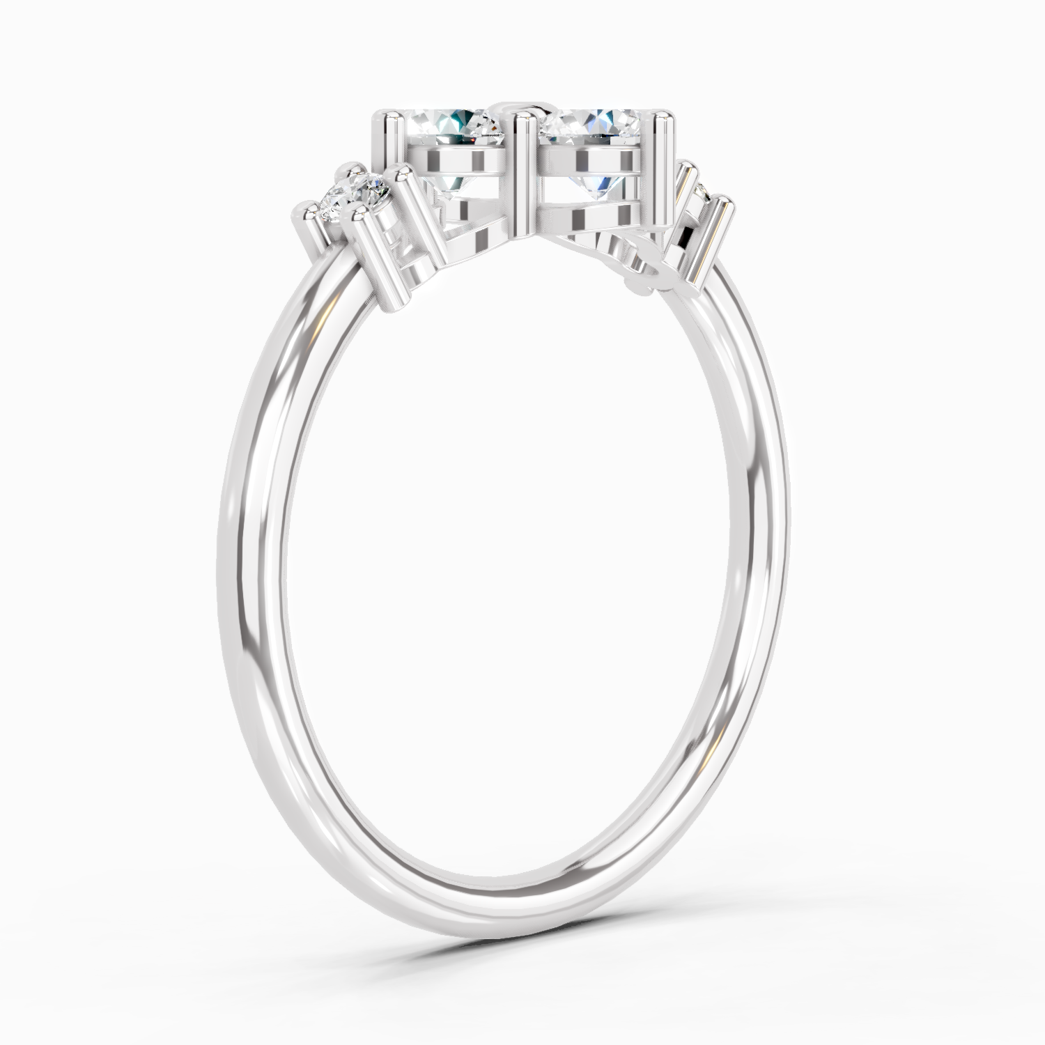 0.71 Carat Cluster Ring