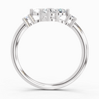 0.71 Carat Cluster Ring