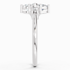 0.71 Carat Cluster Ring