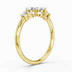 0.71 Carat Cluster Ring