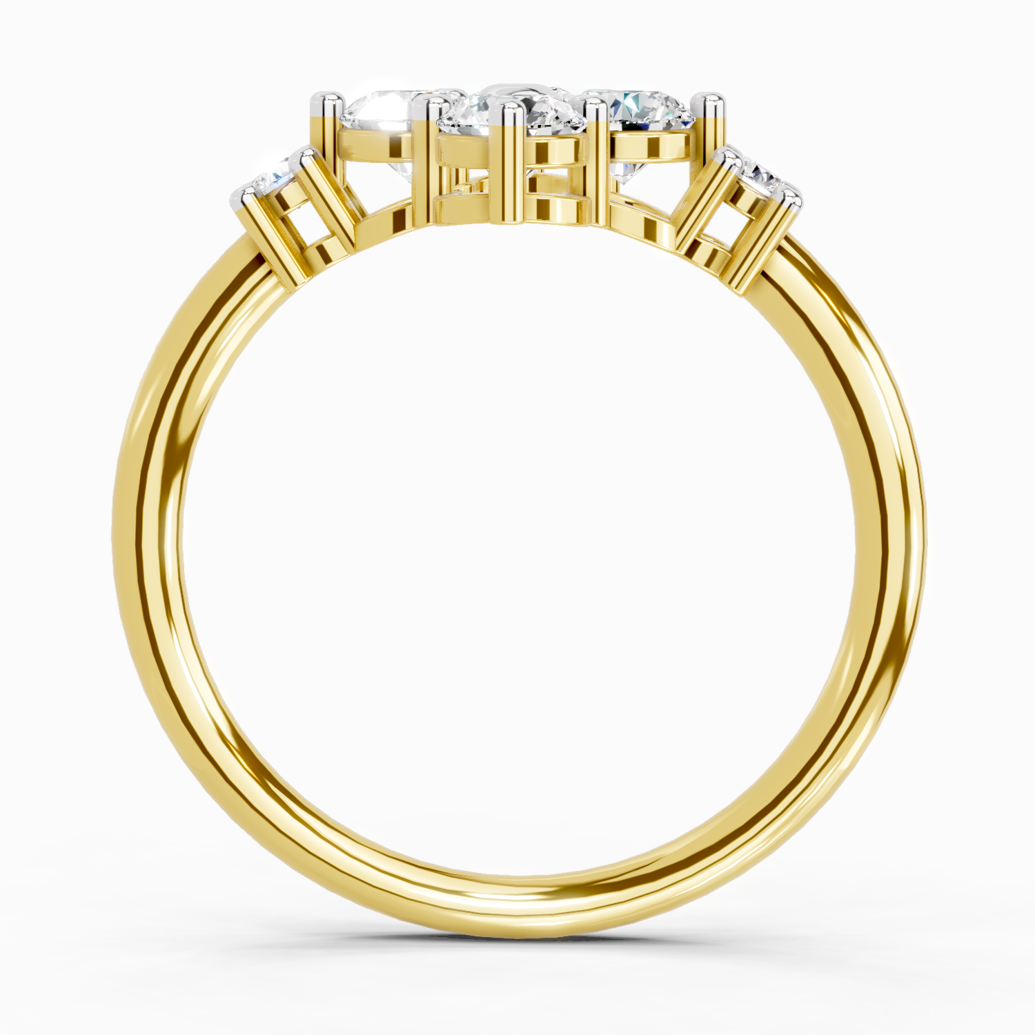 0.71 Carat Cluster Ring