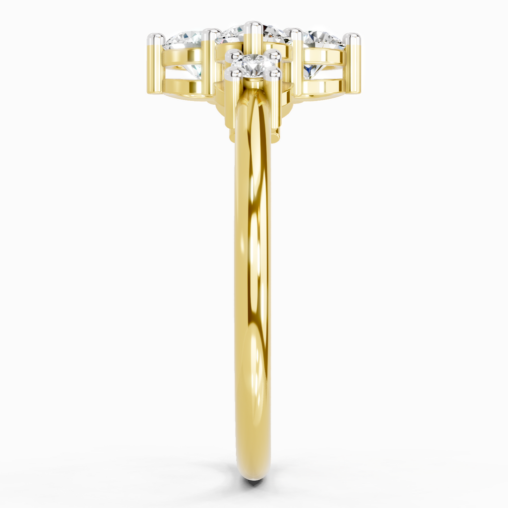 0.71 Carat Cluster Ring