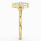 0.71 Carat Cluster Ring
