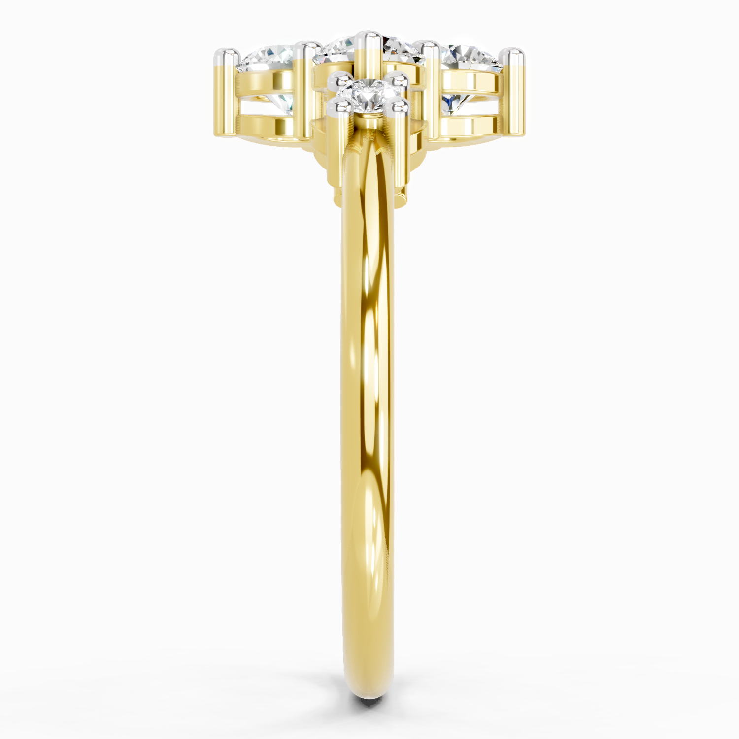 0.71 Carat Cluster Ring