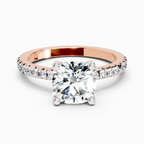 0.71 Carat Cluster Ring