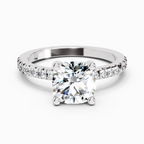 2.22 Carat Cushion Shape Diamond Ring