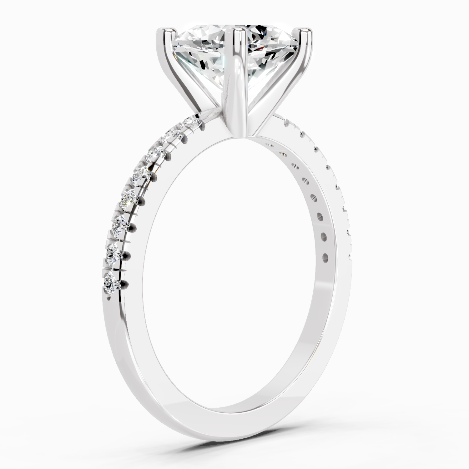 2.22 Carat Cushion Shape Diamond Ring