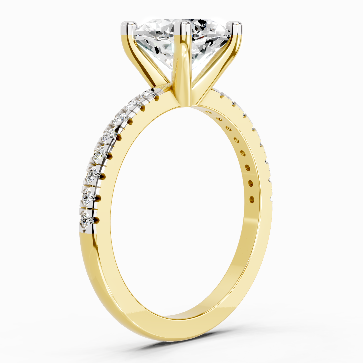 2.22 Carat Cushion Shape Diamond Ring