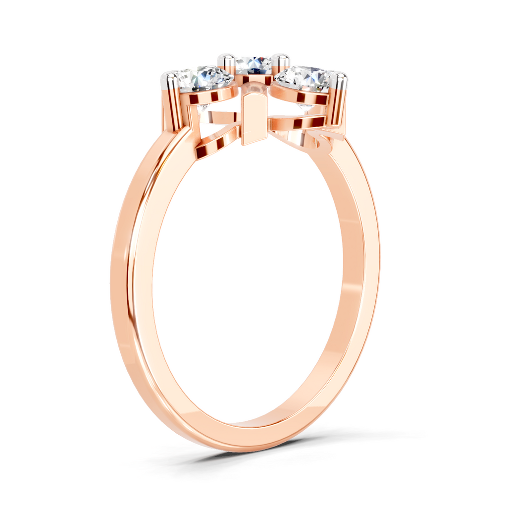 0.80 Carat Cluster Ring