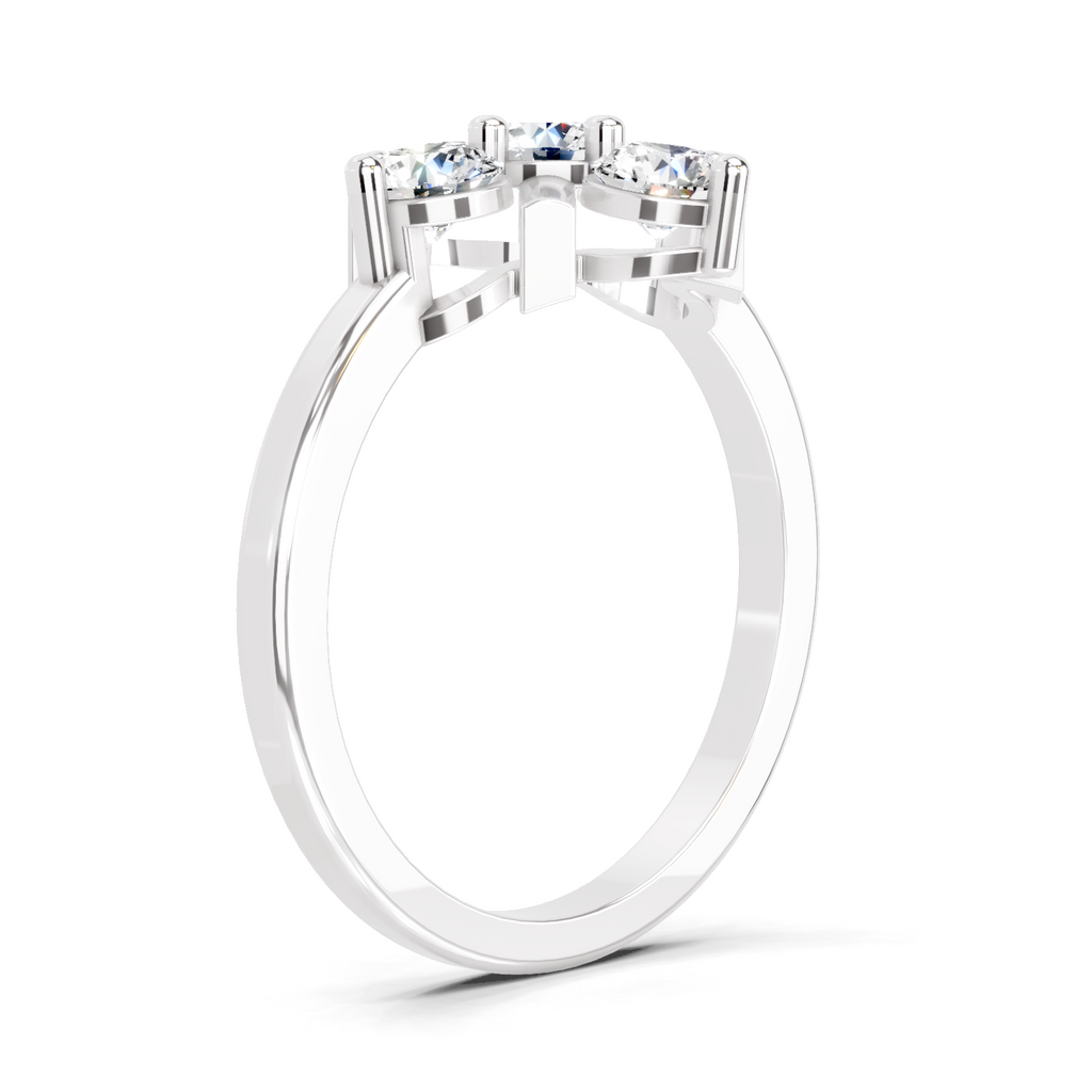 0.80 Carat Cluster Ring