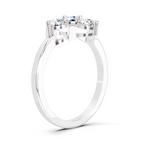 0.80 Carat Cluster Ring