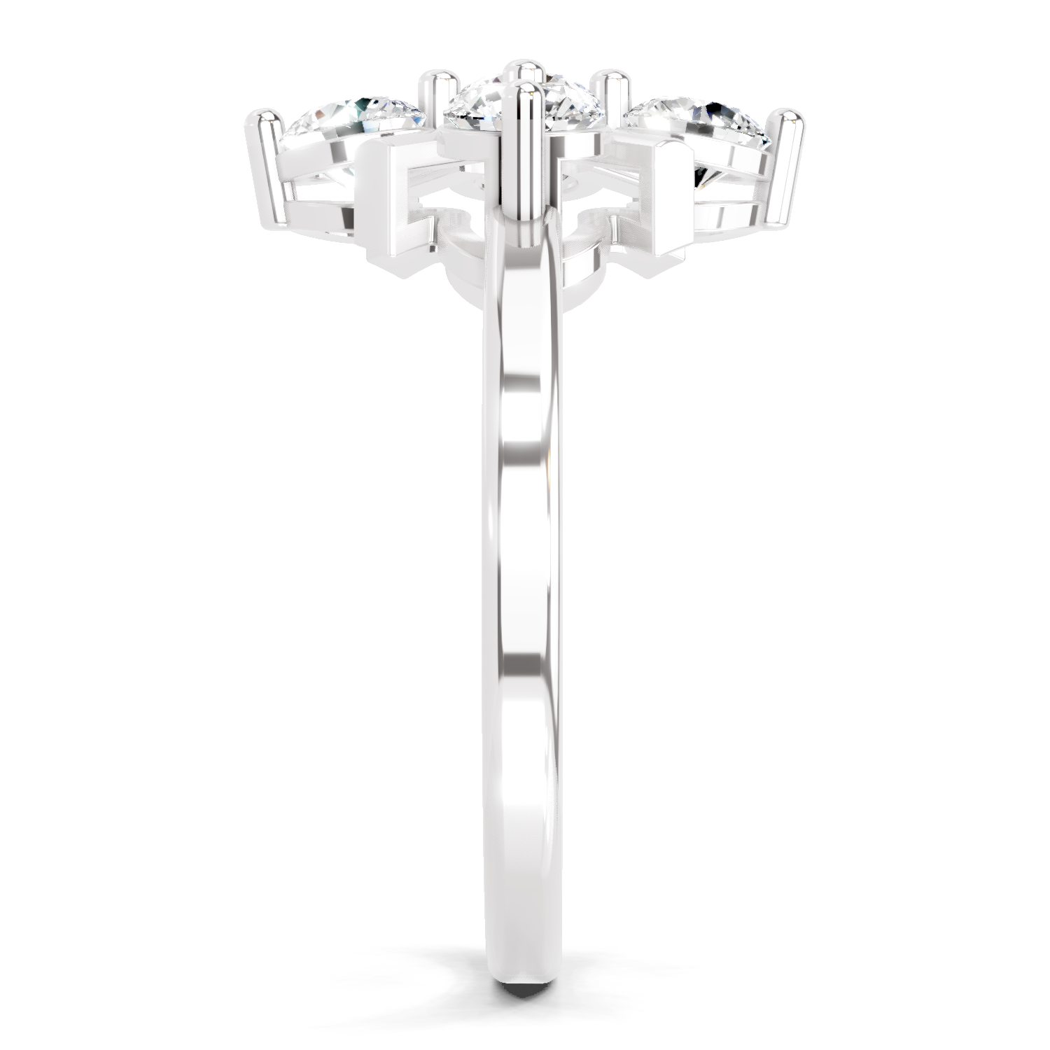 0.80 Carat Cluster Ring