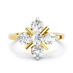0.80 Carat Cluster Ring