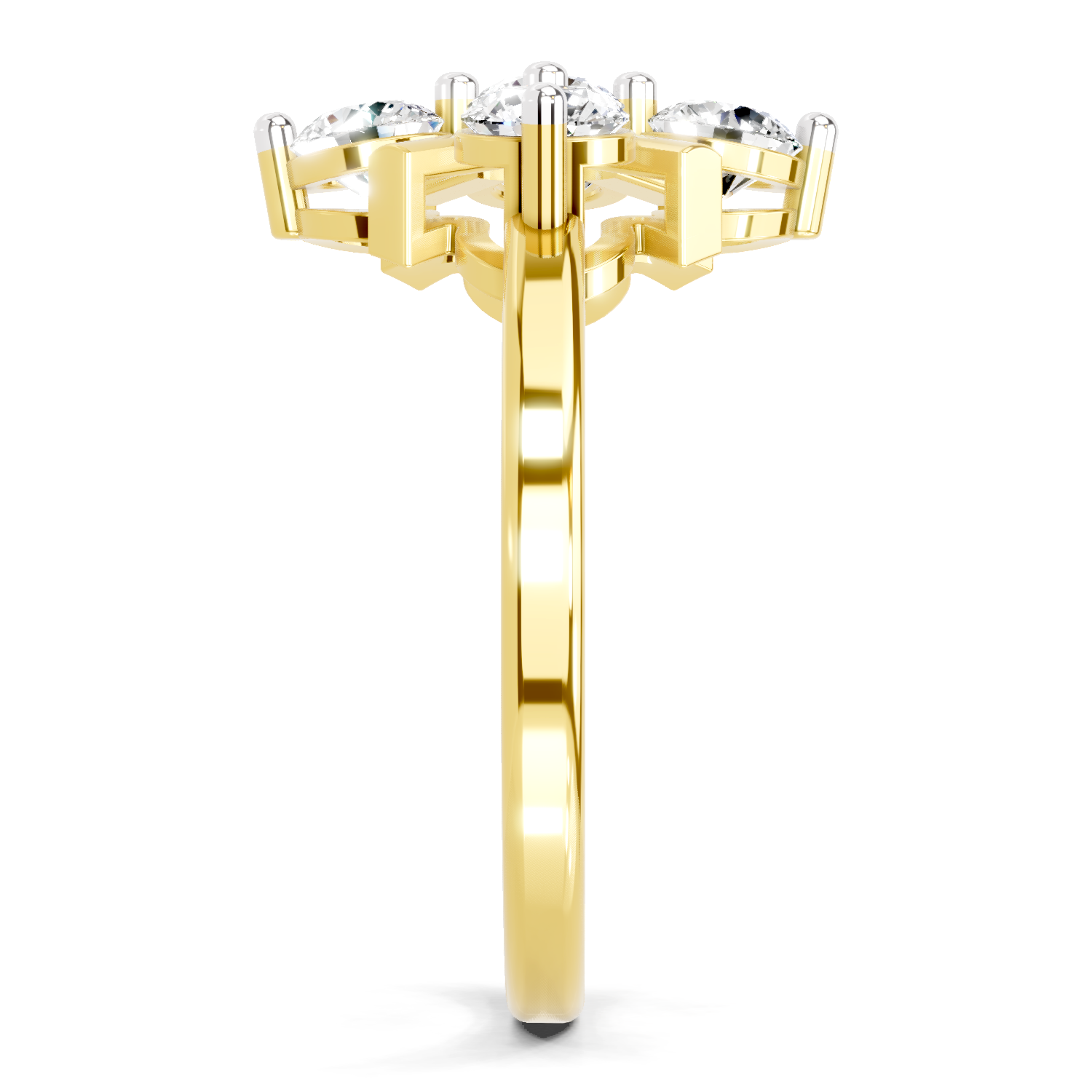 0.80 Carat Cluster Ring