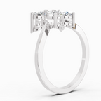 0.81 Carat Diamond Flower Ring