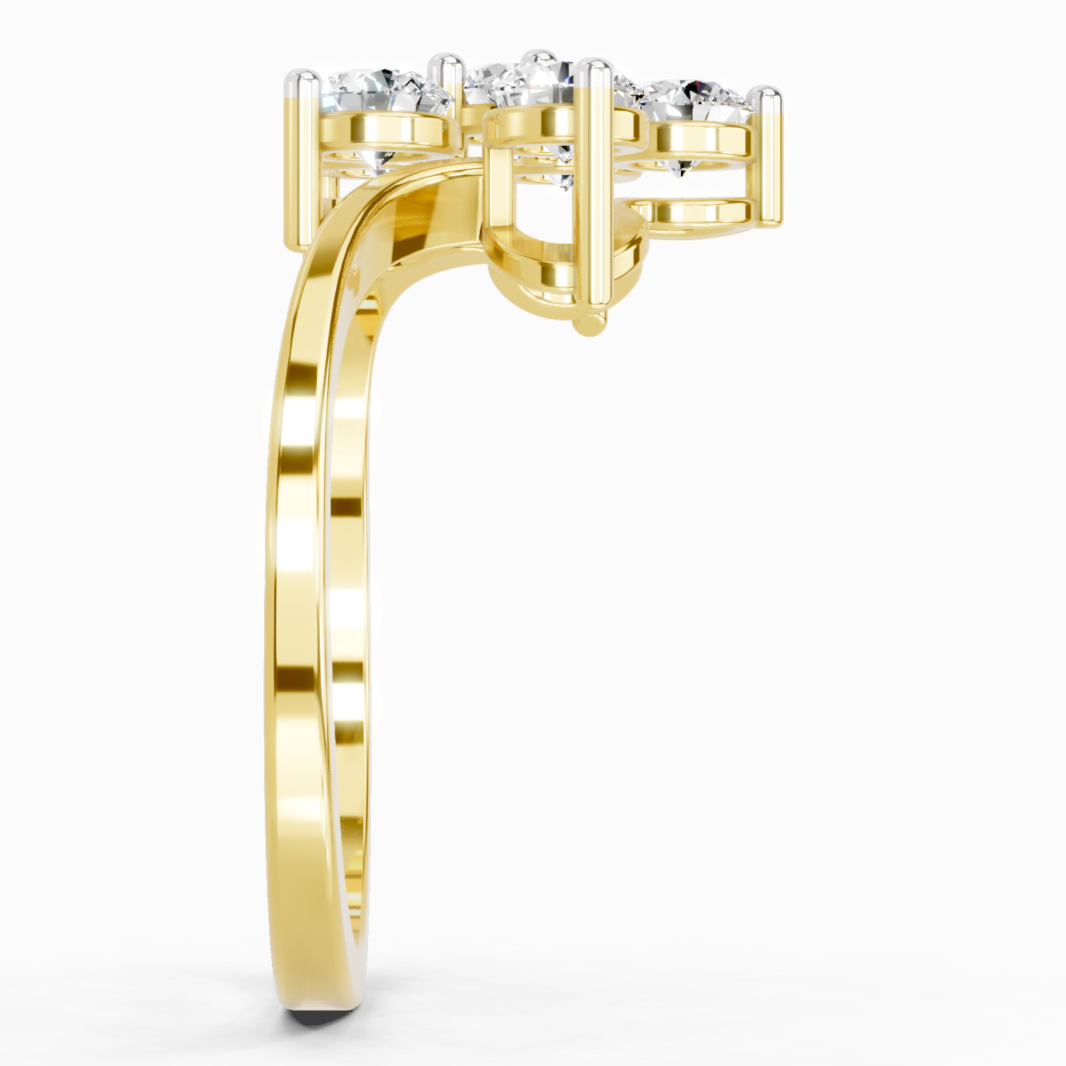 0.81 Carat Diamond Flower Ring