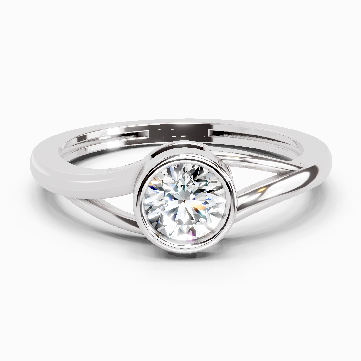 0.7 Carat Round Solitaire Ring