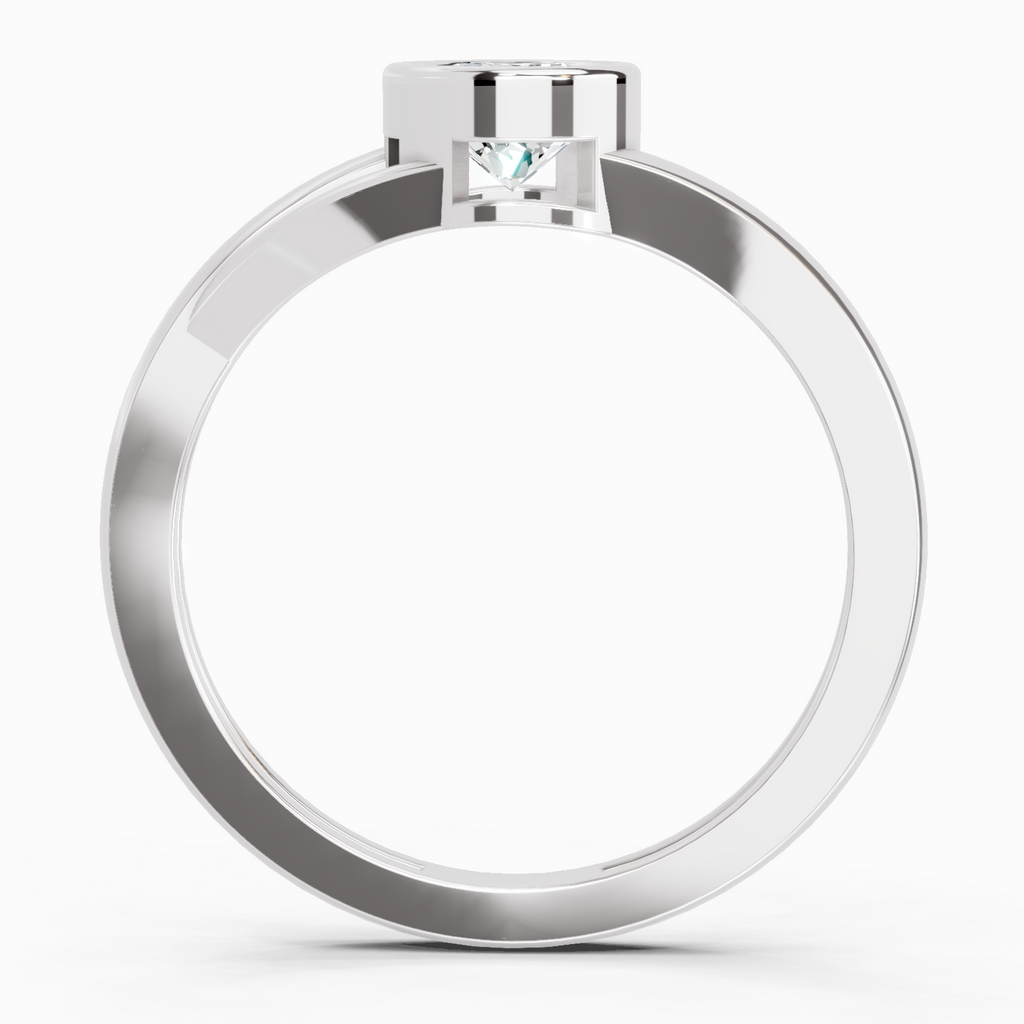0.7 Carat Round Solitaire Ring